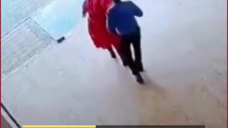 Greater Noida Shock: Woman Caught on CCTV Assaulting Security Guard at Presthem Society!
