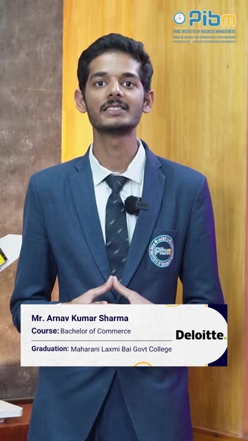 PIBM to Deloitte | MBA & PGDM Placements |Arnav Kumar Sharma: Batch 2024–26