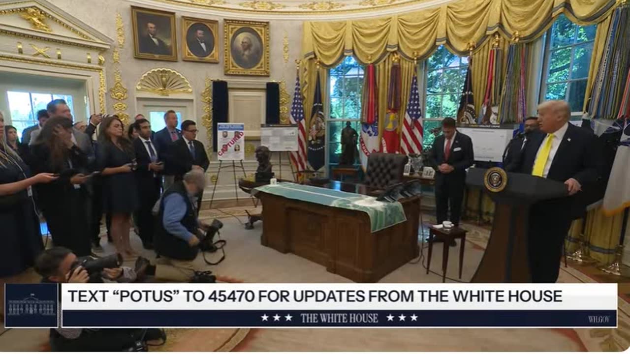 President Trump Participates in a Press Conference with the Director of the FBI. Approximately 30000 violent criminals arrested and 5000 children have been recued. CIA is currently all over Venezuela. USA helped Israel taken Iran to its knees, India is cu