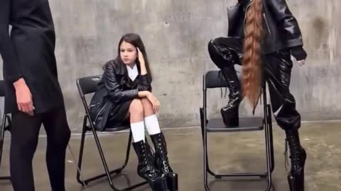 A video is going viral showing girls being trained for a pageant