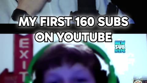Throwback to my first 160 subs on YouTube..