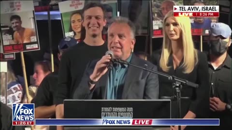 100,000+ BOO Netanyahu at Hostages Square & CHANT “THANK YOU TRUMP” after Ivanka says, "He [Trump] sees you. He hears you. He stands with you."Tel Aviv -
			