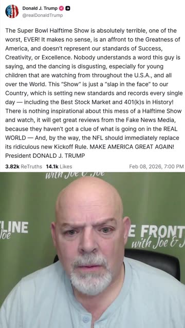 President Trump HATED the Super Bowl halftime show! How about you?