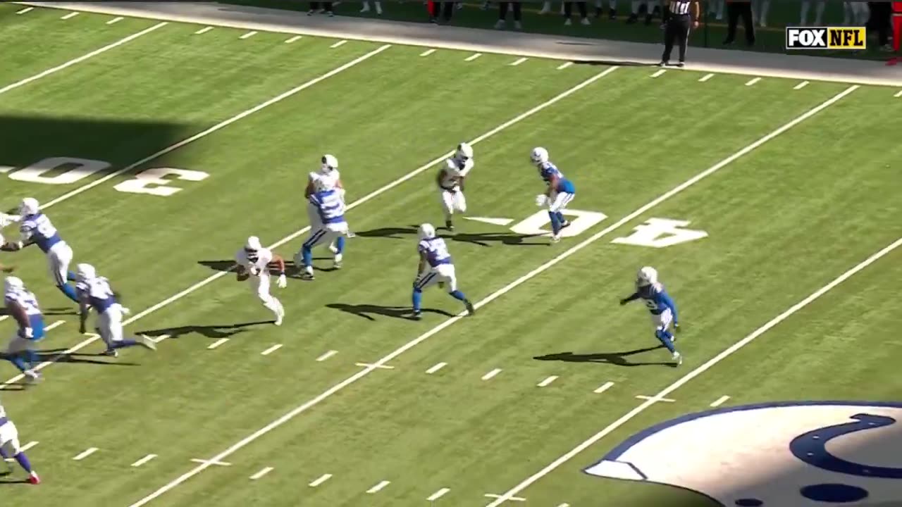Here is the play where Marvin Harrison Jr. hit his head on the ground