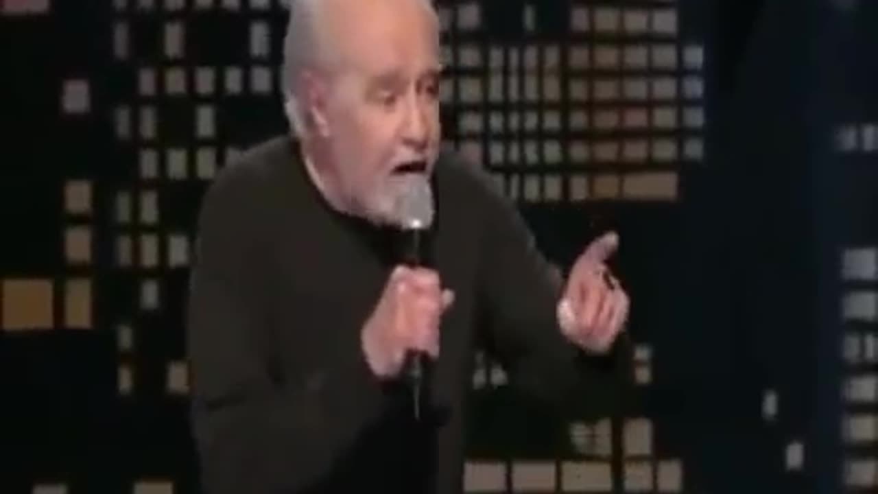 George Carlin explains it all in 3 minutes