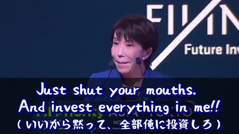 Japan PM to Saudi investors: "Just shut your mouths and invest everything in me!!!"