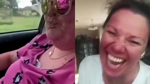 Lama spits in the face of an old lady