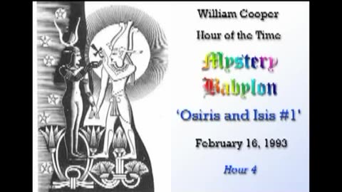 William "Bill" Cooper - Ep 4 - Osiris and Isis Part 1 | REDPILL DRIFTER