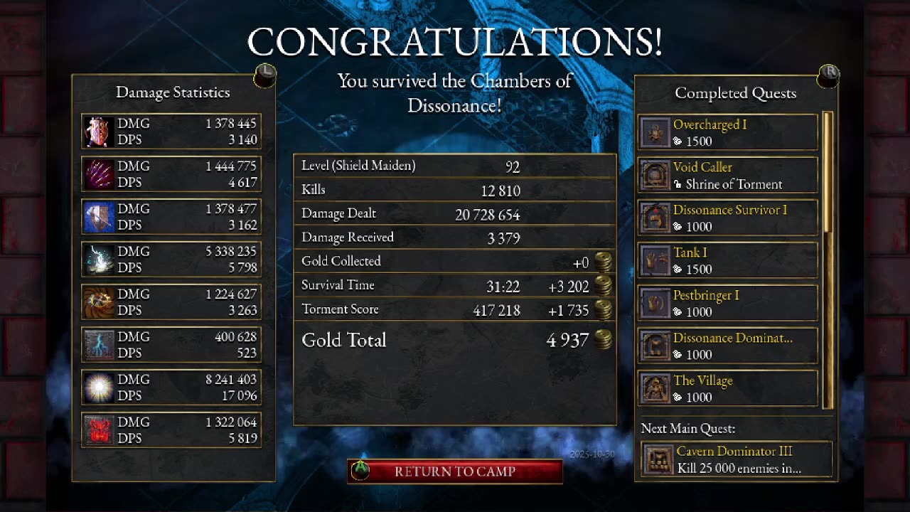 Playing some Halls of Torment