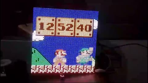 Mario Bros Theme WiFi Clock