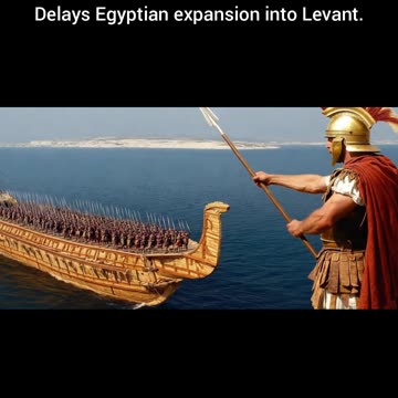 Sea Peoples vs Egypt 1075 BC Bronze Age Collapse #AncientEgypt