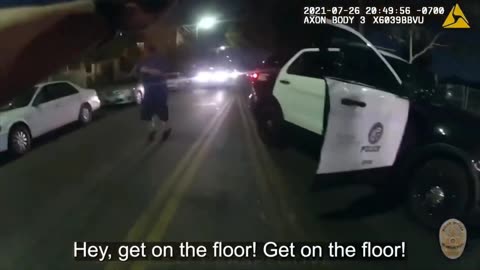 WATCH: Bullets Drop Knife Wielding Man As He Charges At LAPD Officers...TWICE!