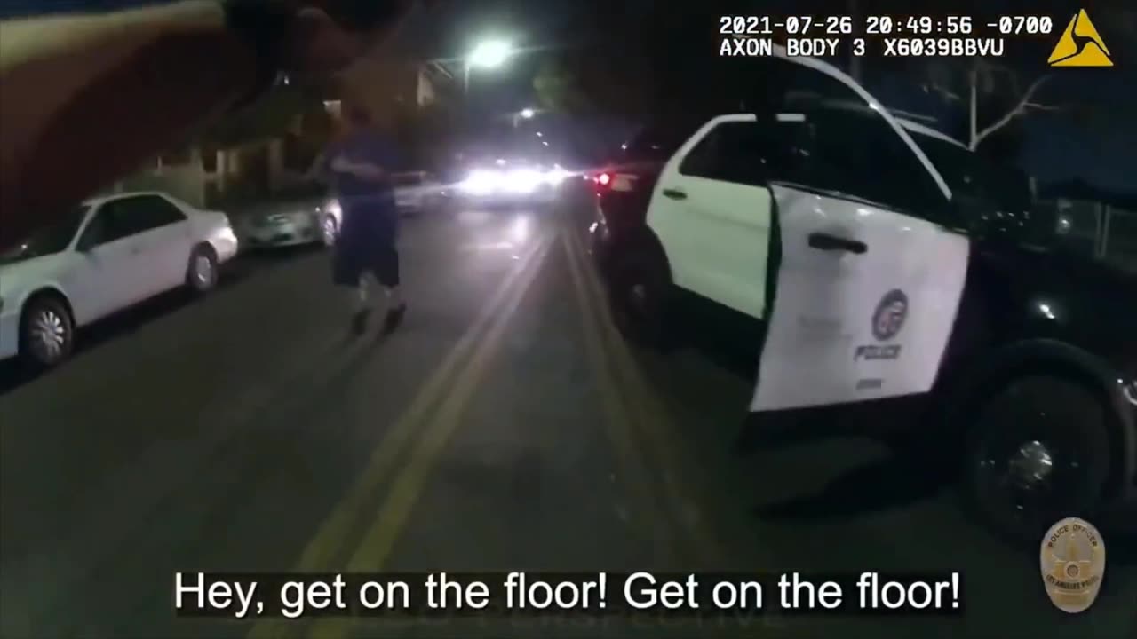 WATCH: Bullets Drop Knife Wielding Man As He Charges At LAPD Officers...TWICE!