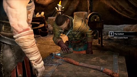 God of War - Path to the Mountain - Pass through the tower and caves