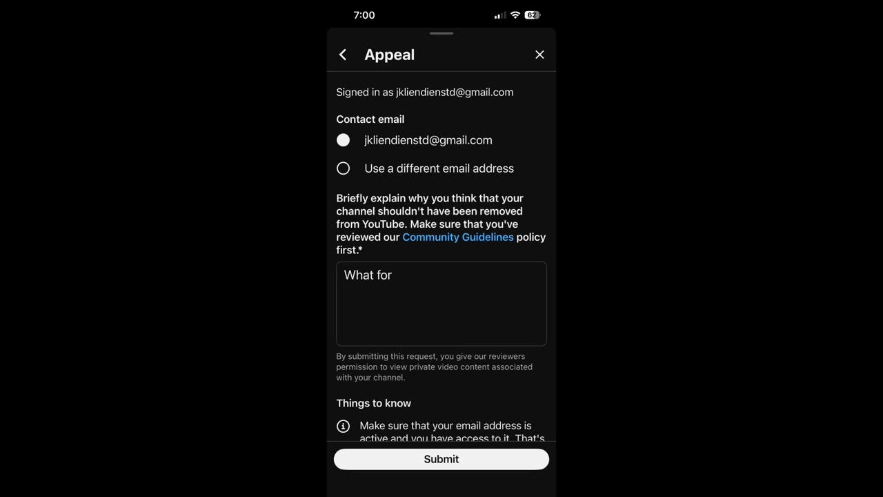 I an not going to be a youtuber anymore