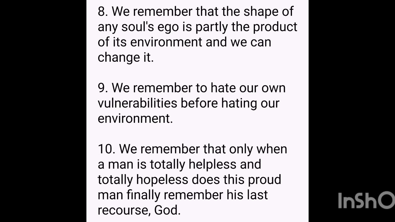 What did we remember ?