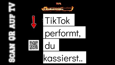 Tiktok performs, you earn.