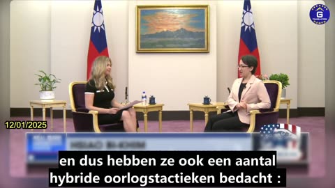 【NL】Taiwanese vicepresident Hsiao Bi-Khim over Chinese militaire dreigingen en hybride...