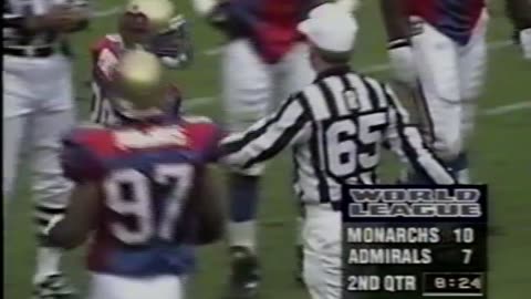 WLAF 1995 AMSTERDAM ADMIRALS AT LONDON MONARCHS