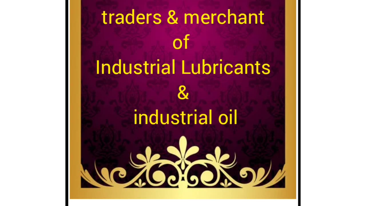 Database of merchant of industrial oil