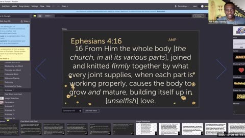 Power To Triumph || October 9, 2025 || “When Every Joint Supplies…”