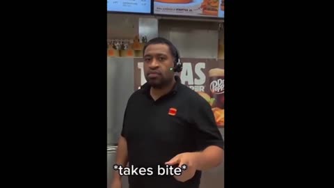George Floyd works at Burger King