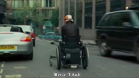 The wheelchair chasing ; Jonny English movie