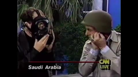 CNN Aired Staged Newscast during Iraq War (1990)