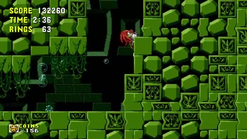 Knuckles in Sonic 1 (Origins) (Switch)