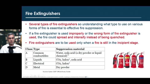 108 - Domain 3 - 39 Fire Prevention, Detection, and Suppression