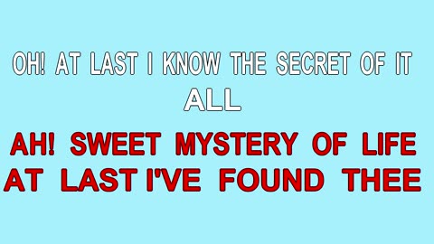 Ah! Sweet Mystery Of Life (Fairchild) (1935)