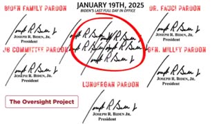 Autopen Update they analyzed Biden's Jan. 19, 2025 "pardons" for: