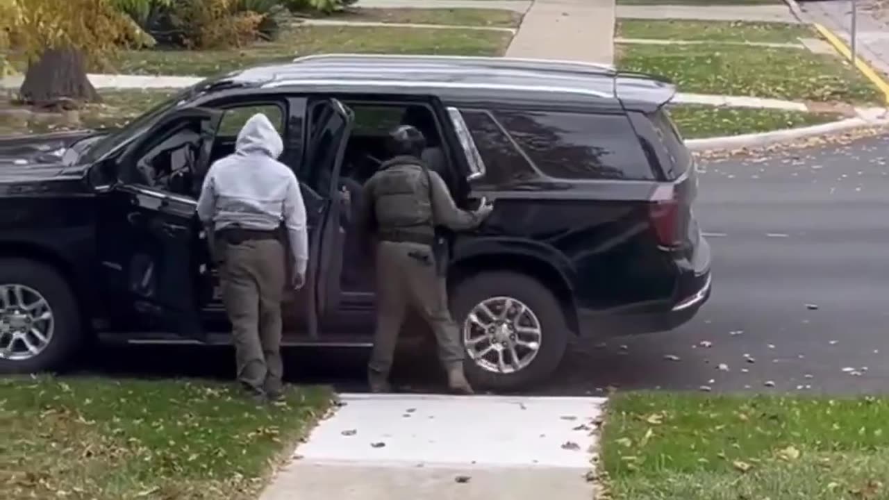 An illegal alien was detained by DHS agents in Berwyn, Illinois