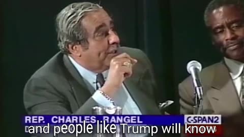 D representative Charles Rangel and Donald Trump 1998