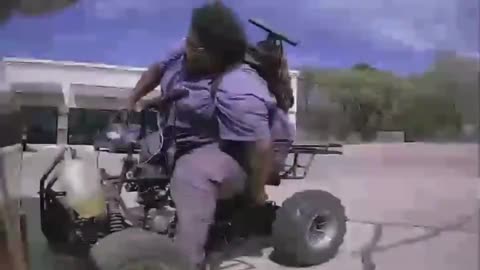 Fat jogger intentionally slams into Tesla CyberTruck