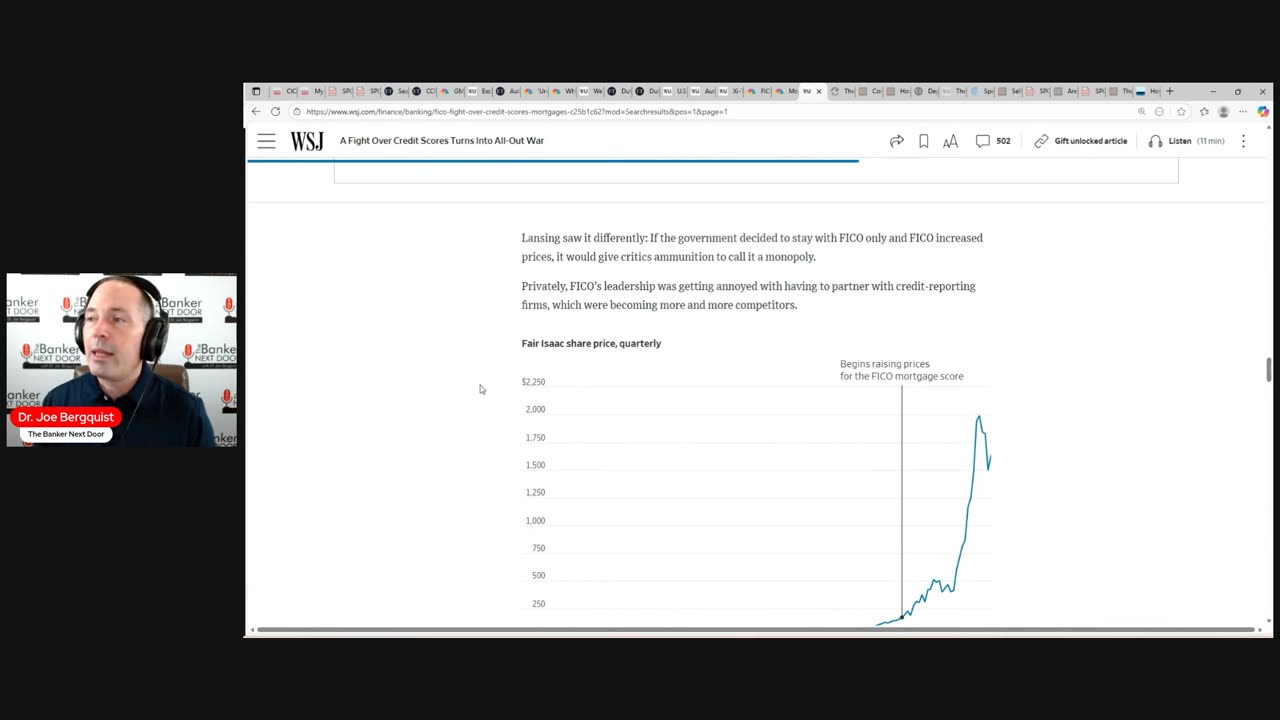 What is going on with credit scores?