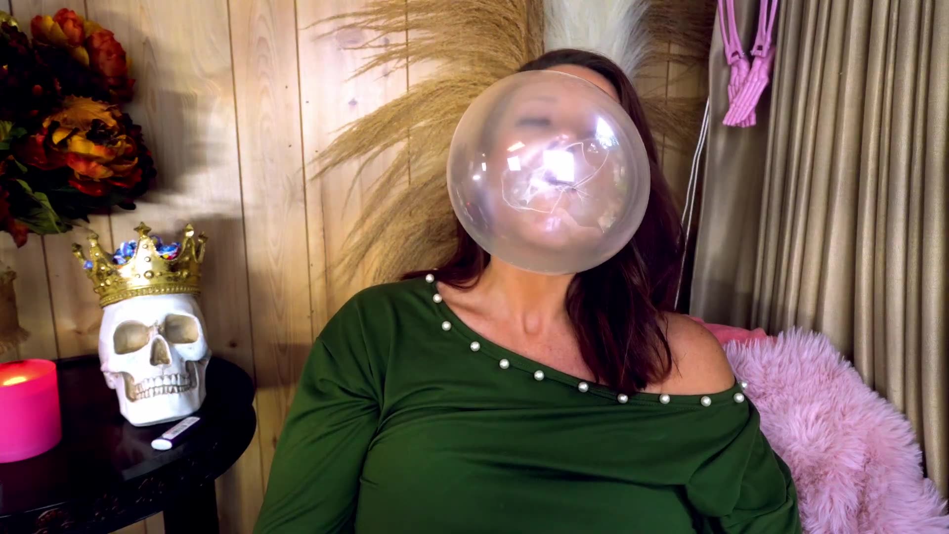 No talking 10 min straight Bubblegum SNAPS, POPS & MOUTH SOUNDS