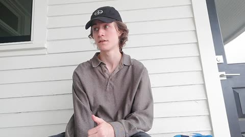 Smoking a Camel Blue Cigarette + Thrifted Fit