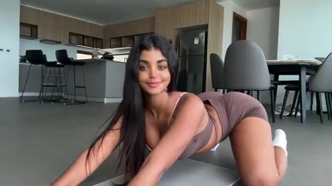 Hot Latina Sexy Yoga
