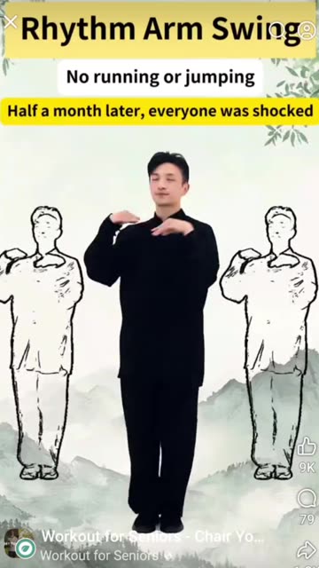 Easy exercise movement for seniors 🧓