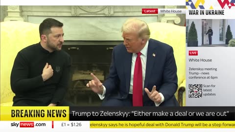 Scripted 'heated' exchange between Zelenskyy, Trump, Vance