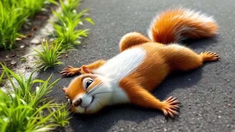 The Kind Rabbit: An AI Story of Friendship & Rescue (Squirrel & Bunny)