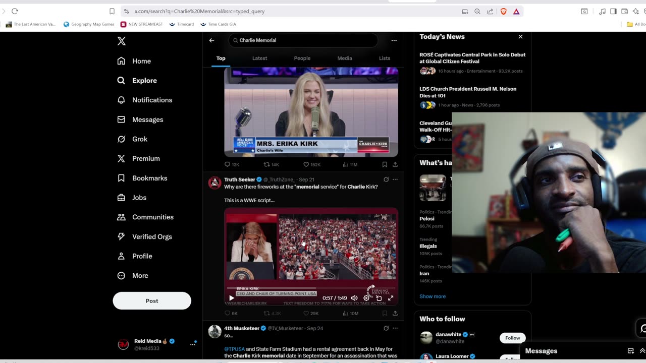 What Happened To Charlie Kirk? LIVE STREAM
