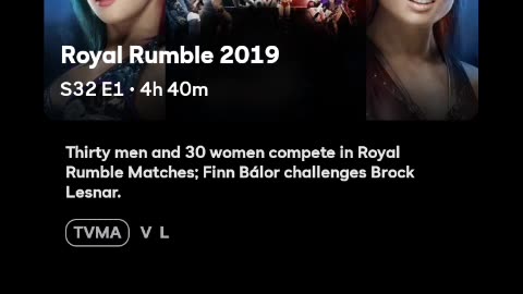 WWE 2019 Royal Rumble