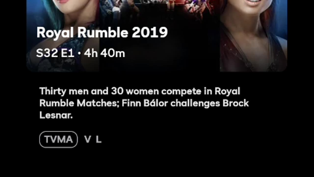 WWE 2019 Royal Rumble