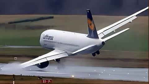 ✈️ Crosswind Chaos 🌪️✈️ Lufthansa Jet Battles Brutal Winds 😱🔥 Near Wingstrike Landing in Hamburg 🌍⚡