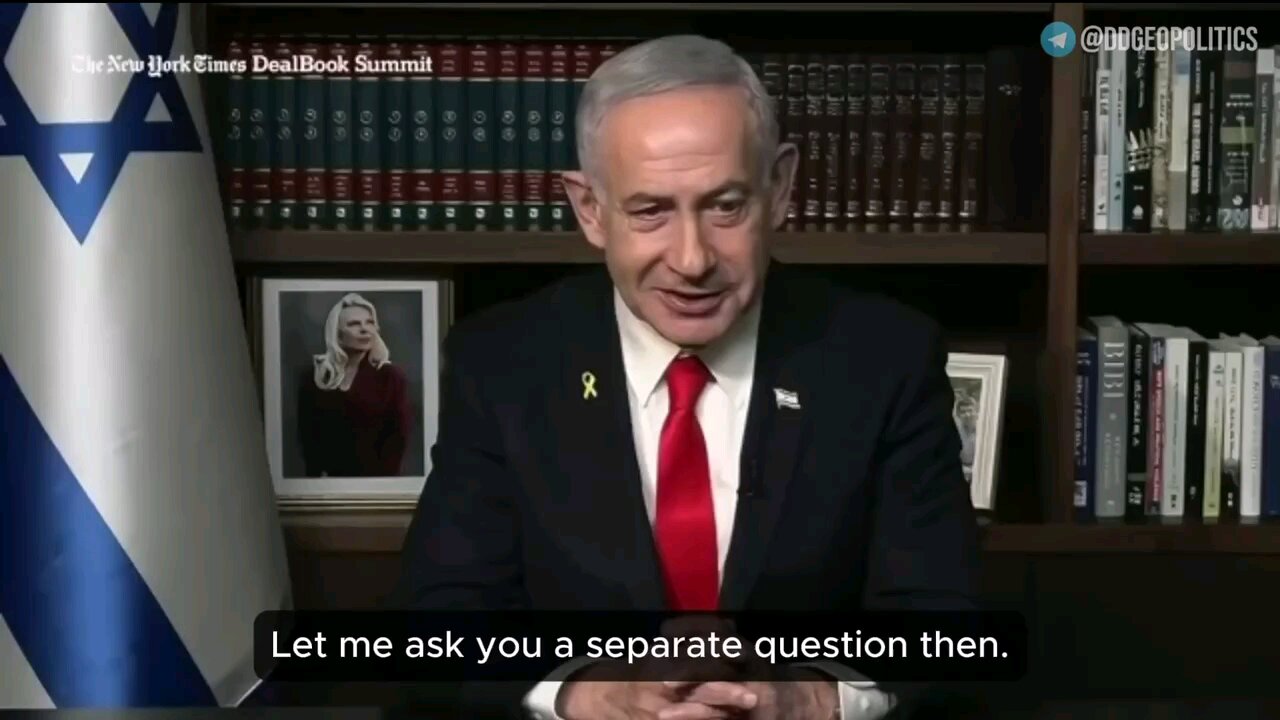 Benjamin Netanyahu: "There was a Palestinian state, it's called Gaza.