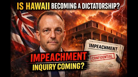 Is Hawaii Becoming a Dictatorship? Impeachment Inquiry Coming?