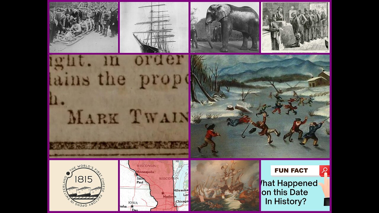 THIS DATE IN HISTORY - Pesthouse, Cheese Factory, Mark Twain AND MORE! 02-03-2026