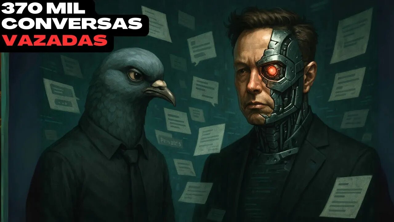 📰 370 MIL Conversas Vazadas: A IA do Elon NÃO é Privada